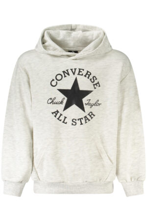 CONVERSE FELPA SENZA ZIP BAMBINO GRIGIO