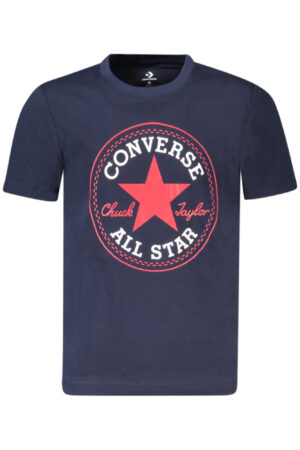 CONVERSE T-SHIRT MANICHE CORTE BAMBINO BLU