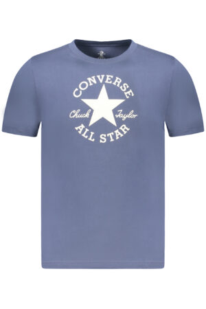 CONVERSE T-SHIRT MANICHE CORTE BAMBINO BLU