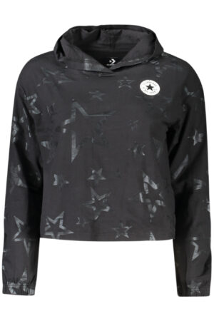 CONVERSE T-SHIRT MANICHE LUNGHE BAMBINA NERO