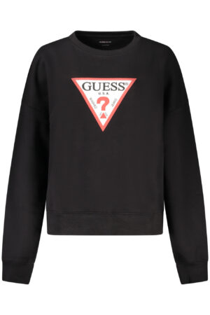 GUESS JEANS FELPA SENZA ZIP DONNA NERO