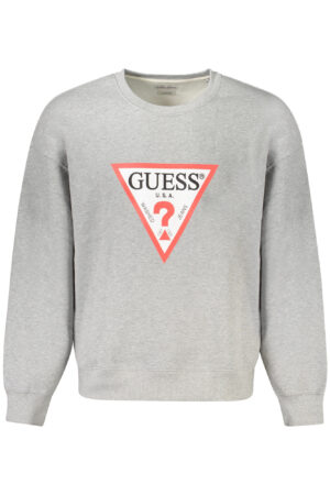 GUESS JEANS FELPA SENZA ZIP UOMO GRIGIO