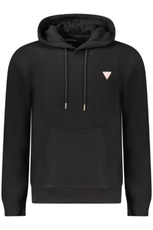 GUESS JEANS FELPA SENZA ZIP UOMO NERO