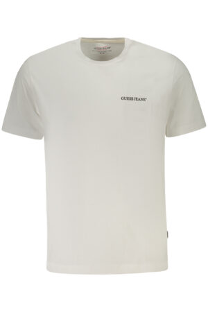 GUESS JEANS T-SHIRT MANICHE CORTE UOMO BIANCO