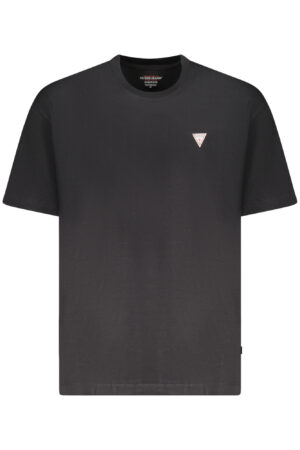 GUESS JEANS T-SHIRT MANICHE CORTE UOMO NERO