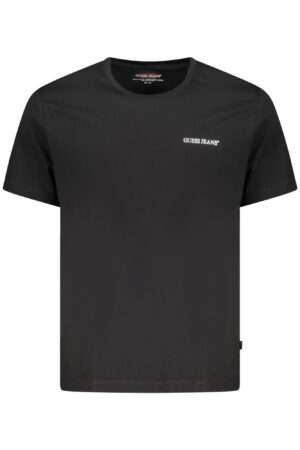 GUESS JEANS T-SHIRT MANICHE CORTE UOMO NERO