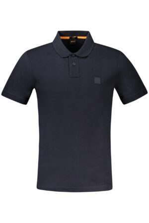 HUGO BOSS POLO MANICHE CORTE UOMO BLU