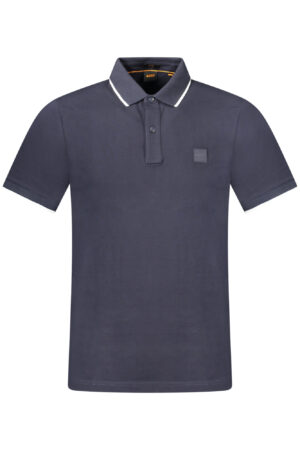 HUGO BOSS POLO MANICHE CORTE UOMO BLU