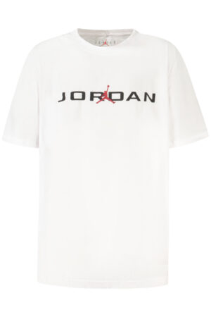 JORDAN T-SHIRT MANICHE CORTE BAMBINO BIANCO