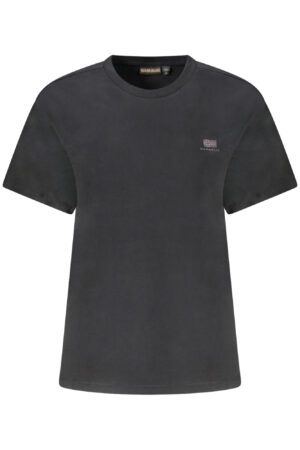 NAPAPIJRI T-SHIRT MANICHE CORTE DONNA NERO