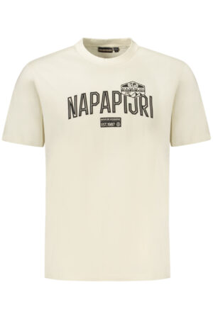 NAPAPIJRI T-SHIRT MANICHE CORTE UOMO BEIGE