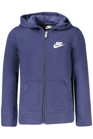 NIKE FELPA CON ZIP BAMBINO BLU