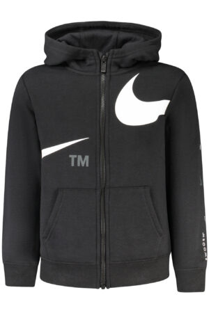 NIKE FELPA CON ZIP BAMBINO NERO
