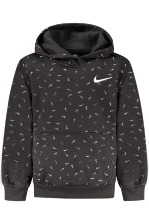 NIKE FELPA SENZA ZIP BAMBINA NERO