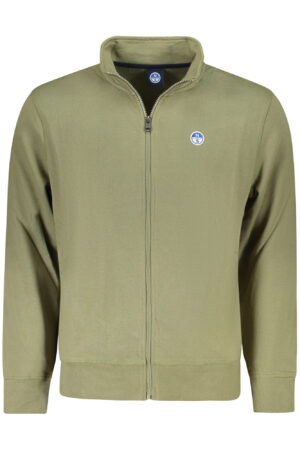 NORTH SAILS FELPA CON ZIP UOMO VERDE