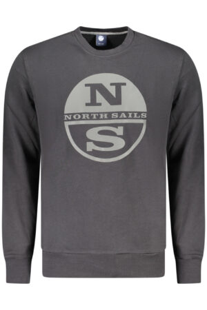 NORTH SAILS FELPA SENZA ZIP UOMO NERO