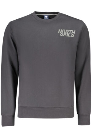 NORTH SAILS FELPA SENZA ZIP UOMO NERO
