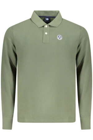 NORTH SAILS POLO MANICHE LUNGHE UOMO VERDE