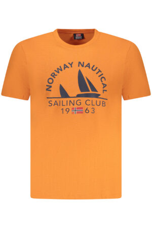 NORWAY 1963 T-SHIRT MANICHE CORTE UOMO ARANCIO