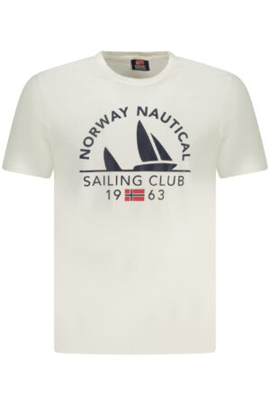 NORWAY 1963 T-SHIRT MANICHE CORTE UOMO BIANCO