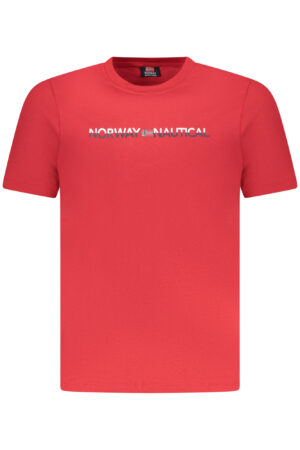 NORWAY 1963 T-SHIRT MANICHE CORTE UOMO ROSSO