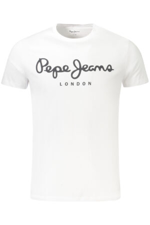 PEPE JEANS T-SHIRT MANICHE CORTE UOMO BIANCO