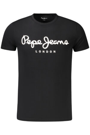 PEPE JEANS T-SHIRT MANICHE CORTE UOMO NERO