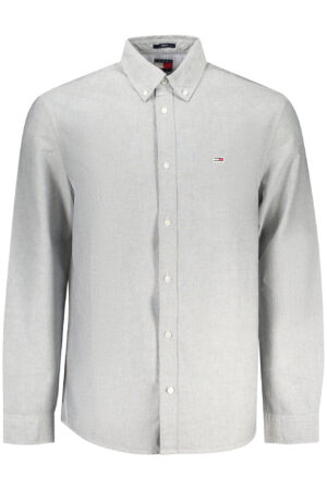 TOMMY HILFIGER CAMICIA MANICHE LUNGHE UOMO GRIGIO