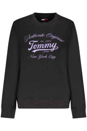 TOMMY HILFIGER FELPA SENZA ZIP DONNA NERO