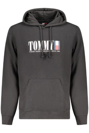 TOMMY HILFIGER FELPA SENZA ZIP UOMO NERO
