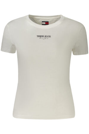 TOMMY HILFIGER T-SHIRT MANICHE CORTE DONNA BIANCO