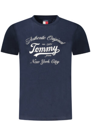 TOMMY HILFIGER T-SHIRT MANICHE CORTE DONNA BLU