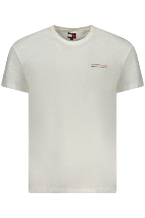TOMMY HILFIGER T-SHIRT MANICHE CORTE UOMO BIANCO