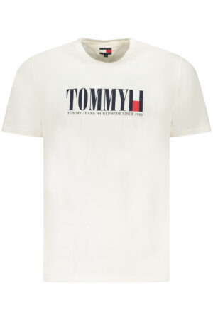 TOMMY HILFIGER T-SHIRT MANICHE CORTE UOMO BIANCO