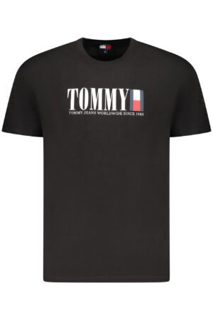 TOMMY HILFIGER T-SHIRT MANICHE CORTE UOMO NERO