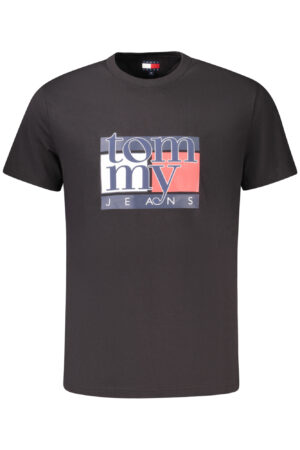 TOMMY HILFIGER T-SHIRT MANICHE CORTE UOMO NERO