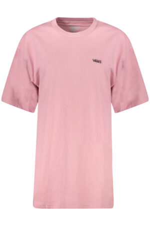 VANS T-SHIRT MANICHE CORTE DONNA ROSA