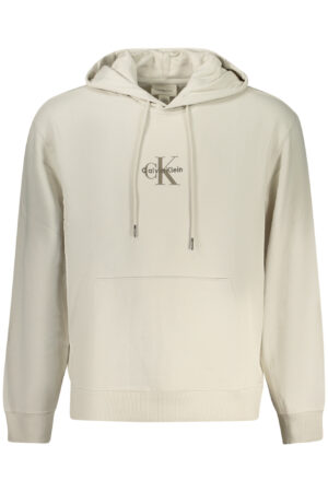 CALVIN KLEIN FELPA SENZA ZIP UOMO BEIGE