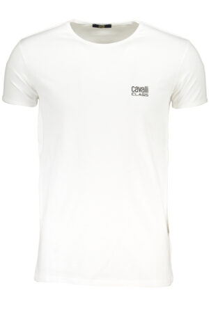 CAVALLI CLASS T-SHIRT MANICHE CORTE UOMO BIANCO