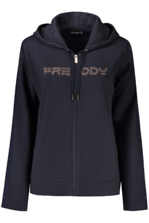 FREDDY FELPA CON ZIP DONNA BLU
