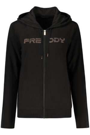 FREDDY FELPA CON ZIP DONNA NERO