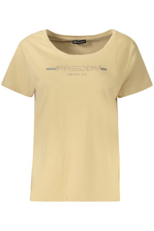FREDDY T-SHIRT MANICHE CORTE DONNA BEIGE