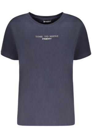 FREDDY T-SHIRT MANICHE CORTE DONNA BLU