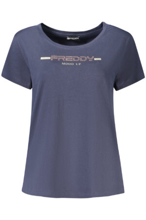 FREDDY T-SHIRT MANICHE CORTE DONNA BLU