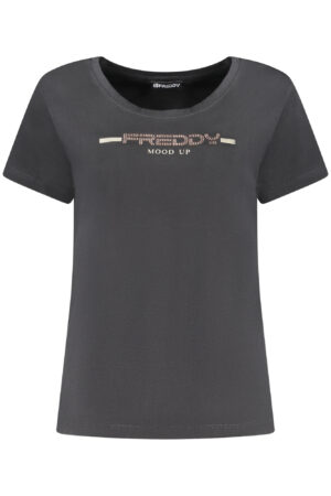 FREDDY T-SHIRT MANICHE CORTE DONNA NERO