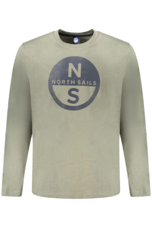 NORTH SAILS T-SHIRT MANICHE LUNGHE UOMO VERDE