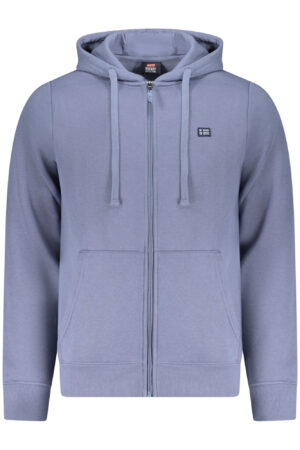 NORWAY 1963 FELPA CON ZIP UOMO BLU