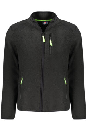 NORWAY 1963 FELPA CON ZIP UOMO NERO