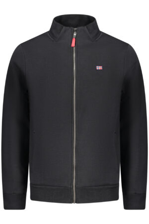 NORWAY 1963 FELPA CON ZIP UOMO NERO