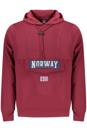 NORWAY 1963 FELPA SENZA ZIP UOMO VIOLA
